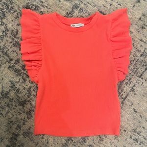 ZARA Ruffle Top